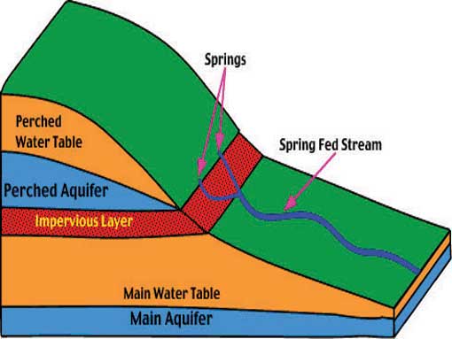 Translation Of Perched Water Table In, Difference Between Water Table And Perched